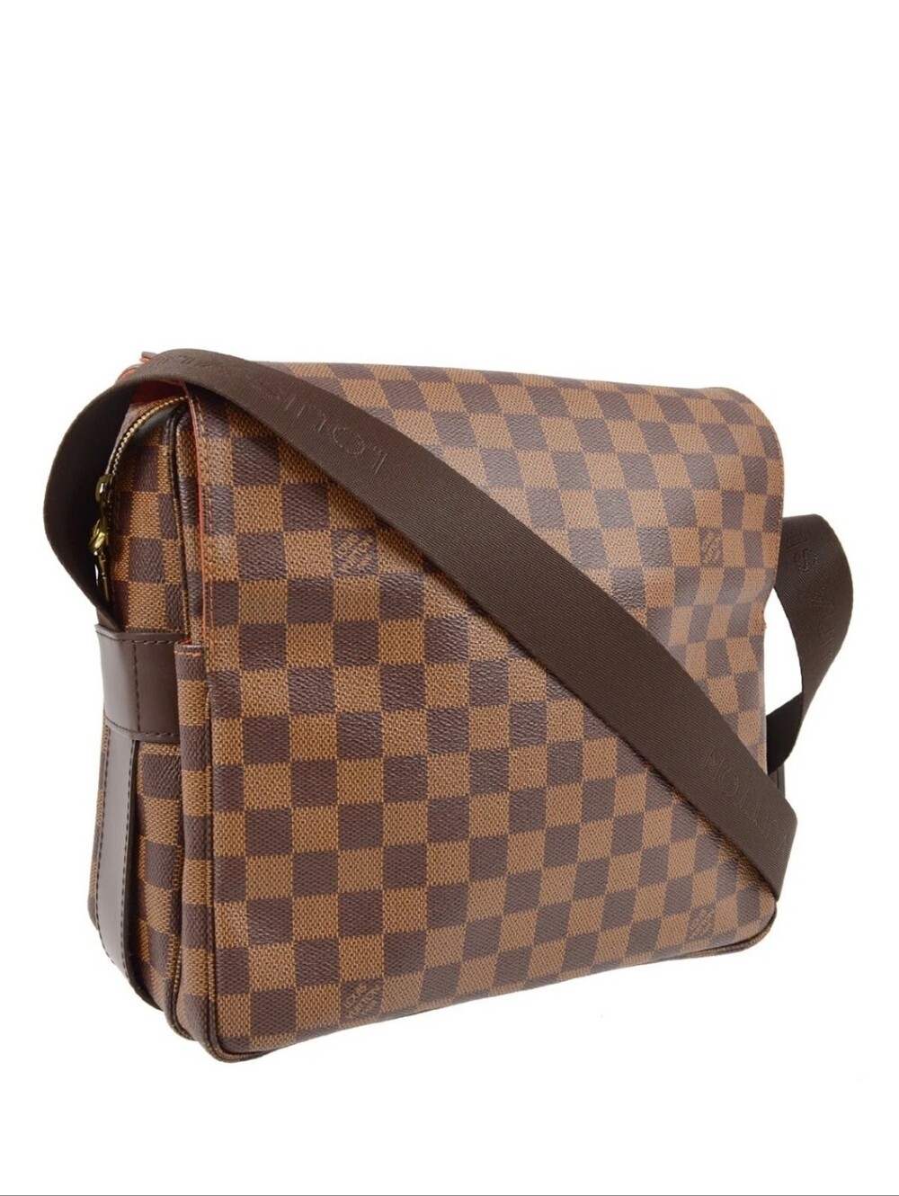 Louis Vuitton Damier Ebene District PM Canvas Trimmed In Leather Messenger Bag